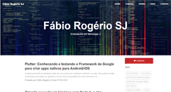 Desktop Screenshot of fabiorogeriosj.com.br